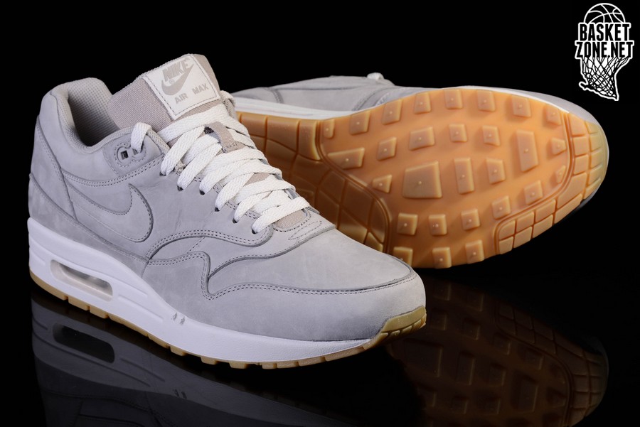 nike air max 1 leather premium grijs nike air max 1 leather premium grijs