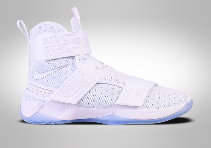 Lebron soldier on sale 10 blanche