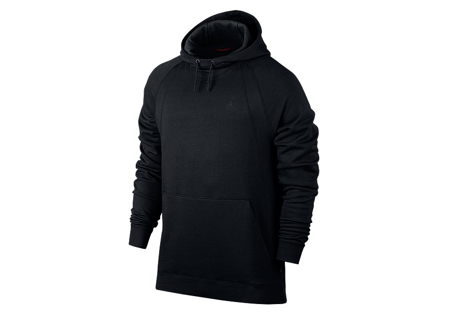 black jordan fleece hoodie