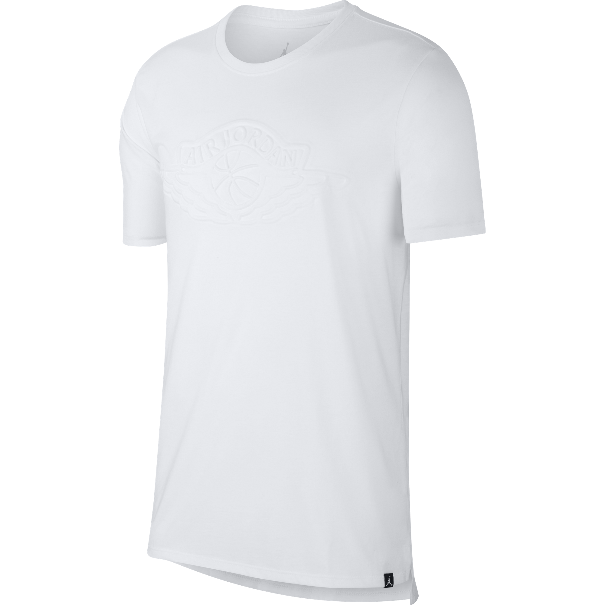 NIKE AIR JORDAN SPORTSWEAR WINGS+ DROP-TAIL TEE WHITE