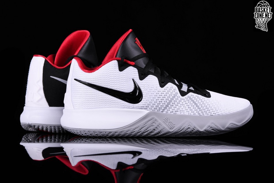 kyrie irving shoes black and red