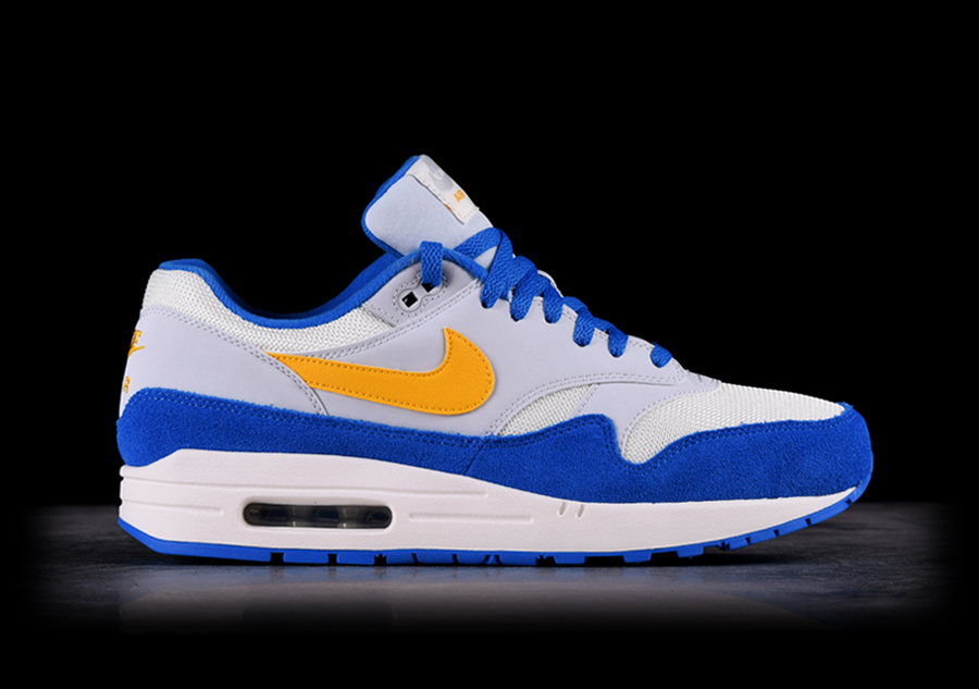 Blue and yellow air maxes best sale