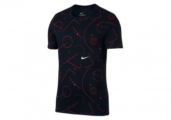 NIKE COURT DRY TEE BLACK