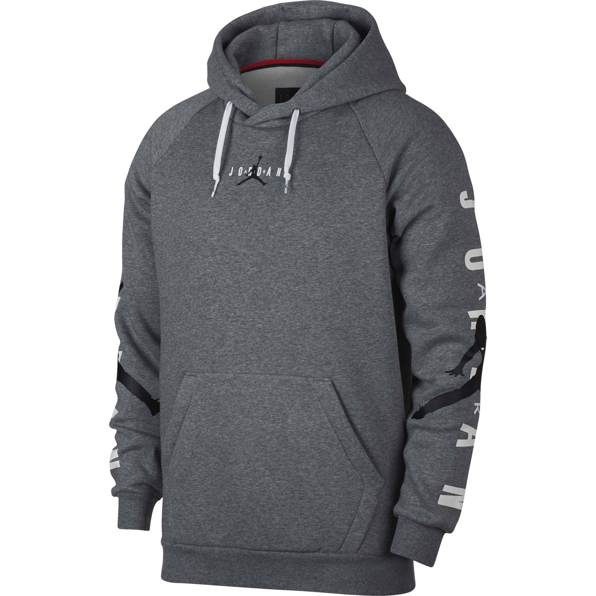 NIKE AIR JORDAN JUMPMAN HOODIE CARBON HEATHER