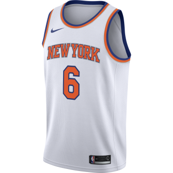 NIKE NBA NEW YORK KNICKS KRISTAPS PORZINGIS SWINGMAN HOME JERSEY WHITE