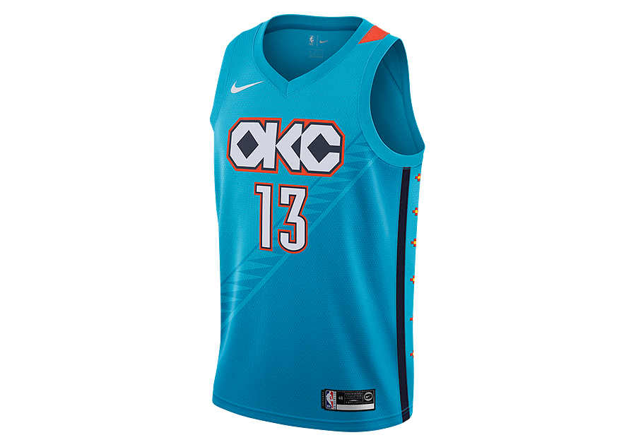 Paul george oklahoma shop city jersey