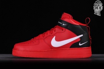 nike air force 1 mid lv8 red