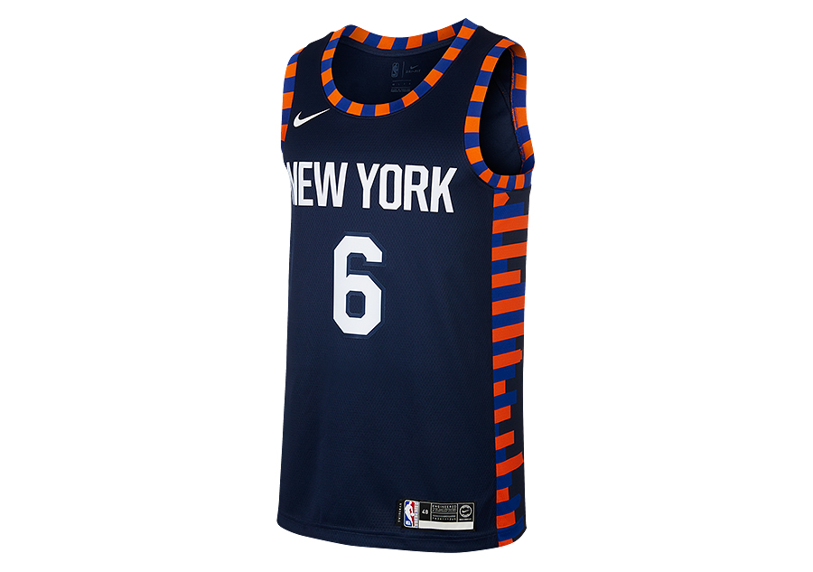 NIKE NBA NEW YORK KNICKS KRISTAPS PORZINGIS SWINGMAN JERSEY