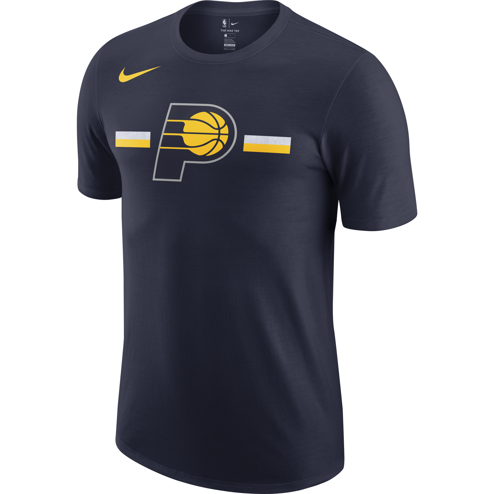 NIKE NBA INDIANA PACERS LOGO DRY TEE COLLEGE NAVY