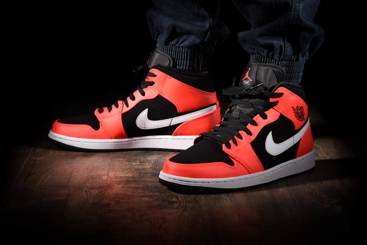 NIKE AIR JORDAN 1 RETRO MID INFRARED