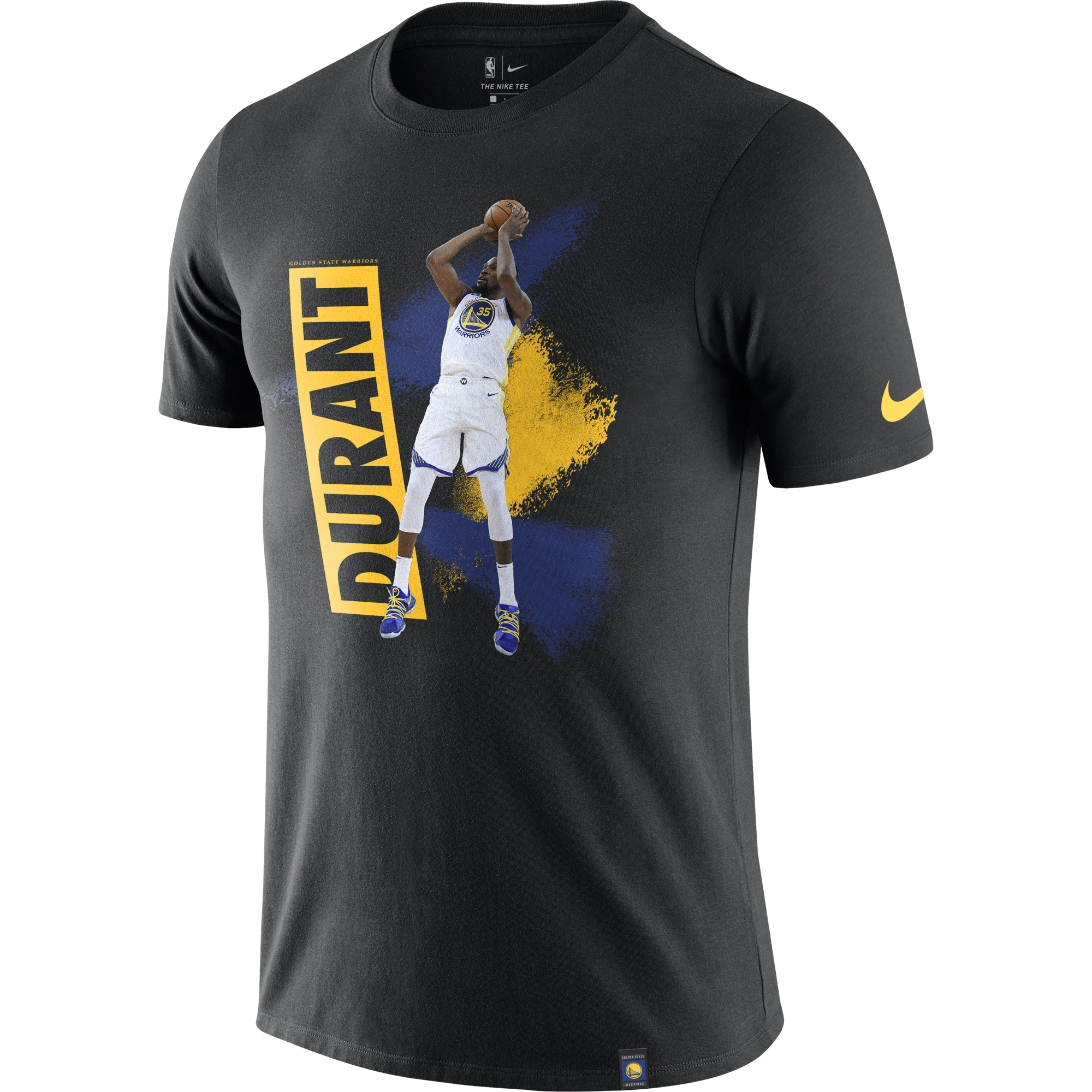 NIKE NBA GOLDEN STATE WARRIORS KEVIN DURANT DRY TEE BLACK