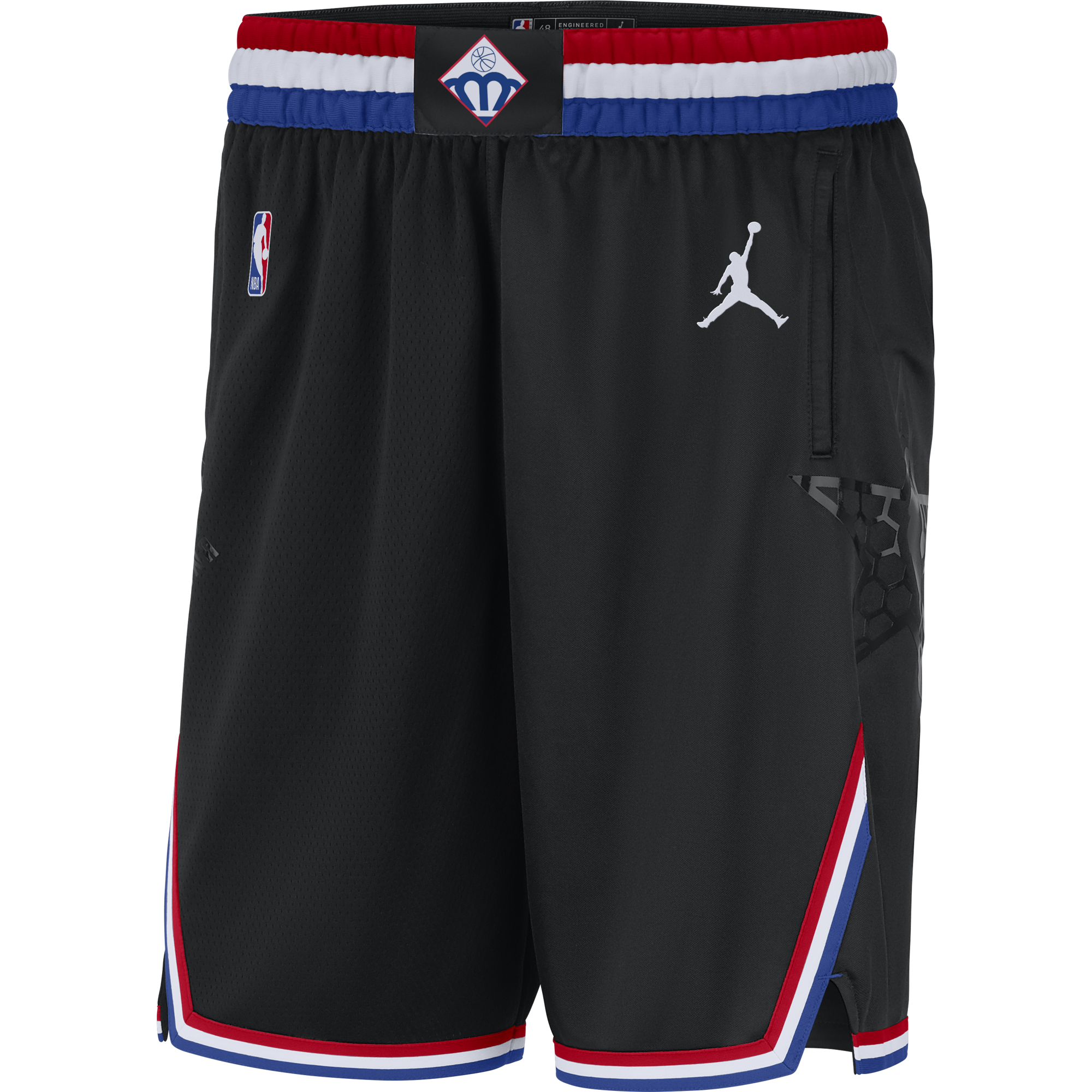 NIKE AIR JORDAN ALL STAR WEEKEND 2019 SWINGMAN SHORTS BLACK