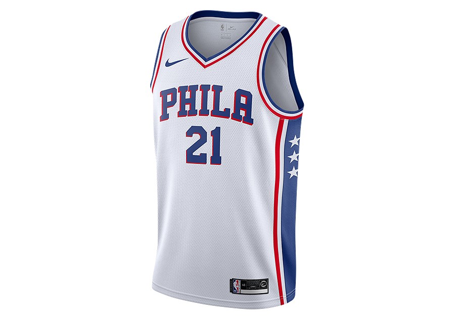 76ers jersey white
