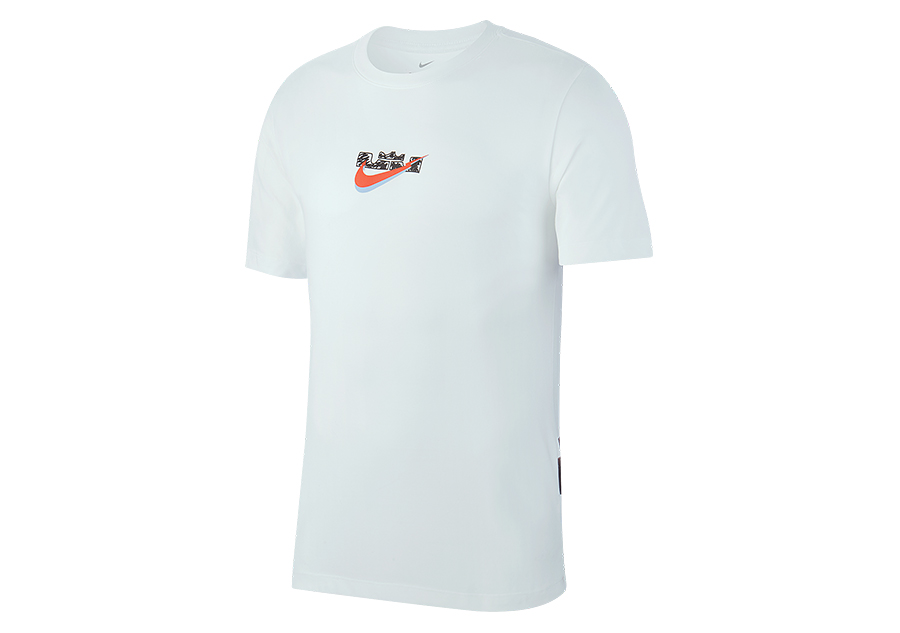 NIKE LEBRON JAMES DRI FIT TEE WHITE voor 32 50 Basketzone