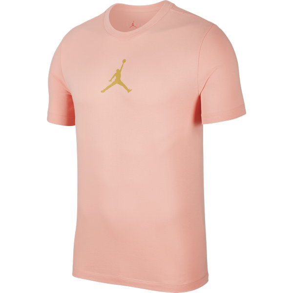 NIKE AIR JORDAN JUMPMAN CREW TEE CORAL STARDUST