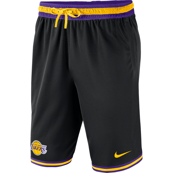 NIKE NBA LOS ANGELES LAKERS DNA SHORTS BLACK