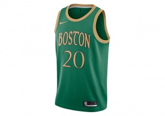 Boston Celtics Hayward Gordon#20 Nike 2019/20 NBA Basketball Jersey City  Edition