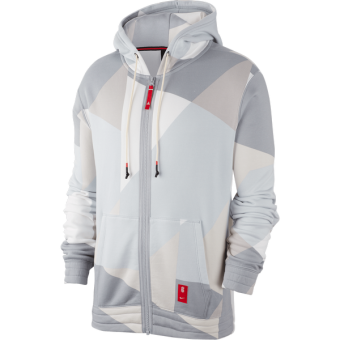 NIKE KYRIE BASKETBALL FULL-ZIP HOODIE WHITE