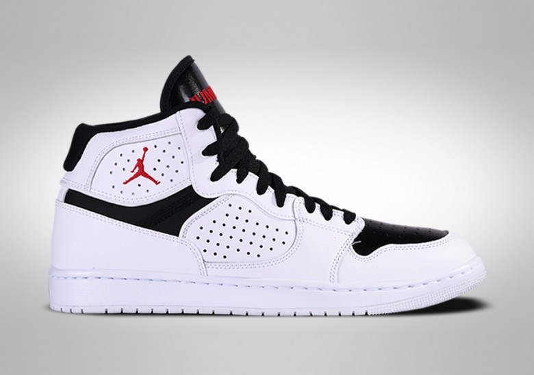 jordans black and red and white