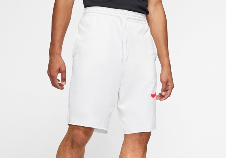 NIKE AIR JORDAN JUMPMAN LOGO SHORT WHITE