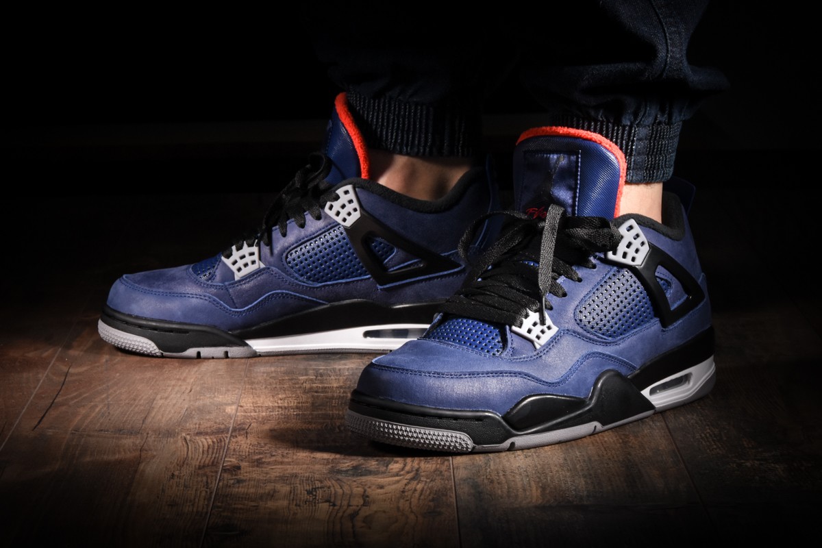 NIKE AIR JORDAN 4 RETRO WINTERIZED ROYAL BLUE