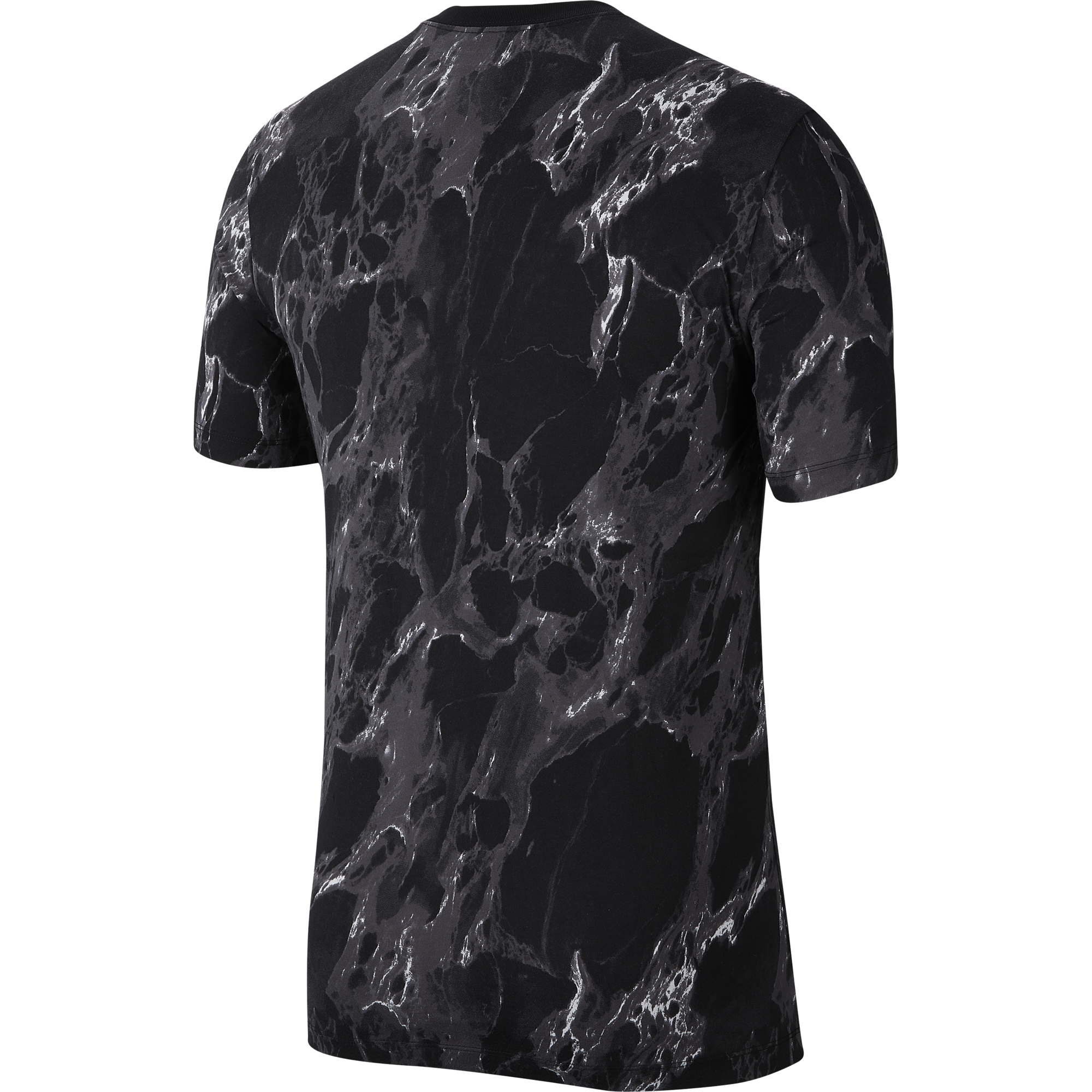 NIKE SWOOSH MARBLE TEE BLACK