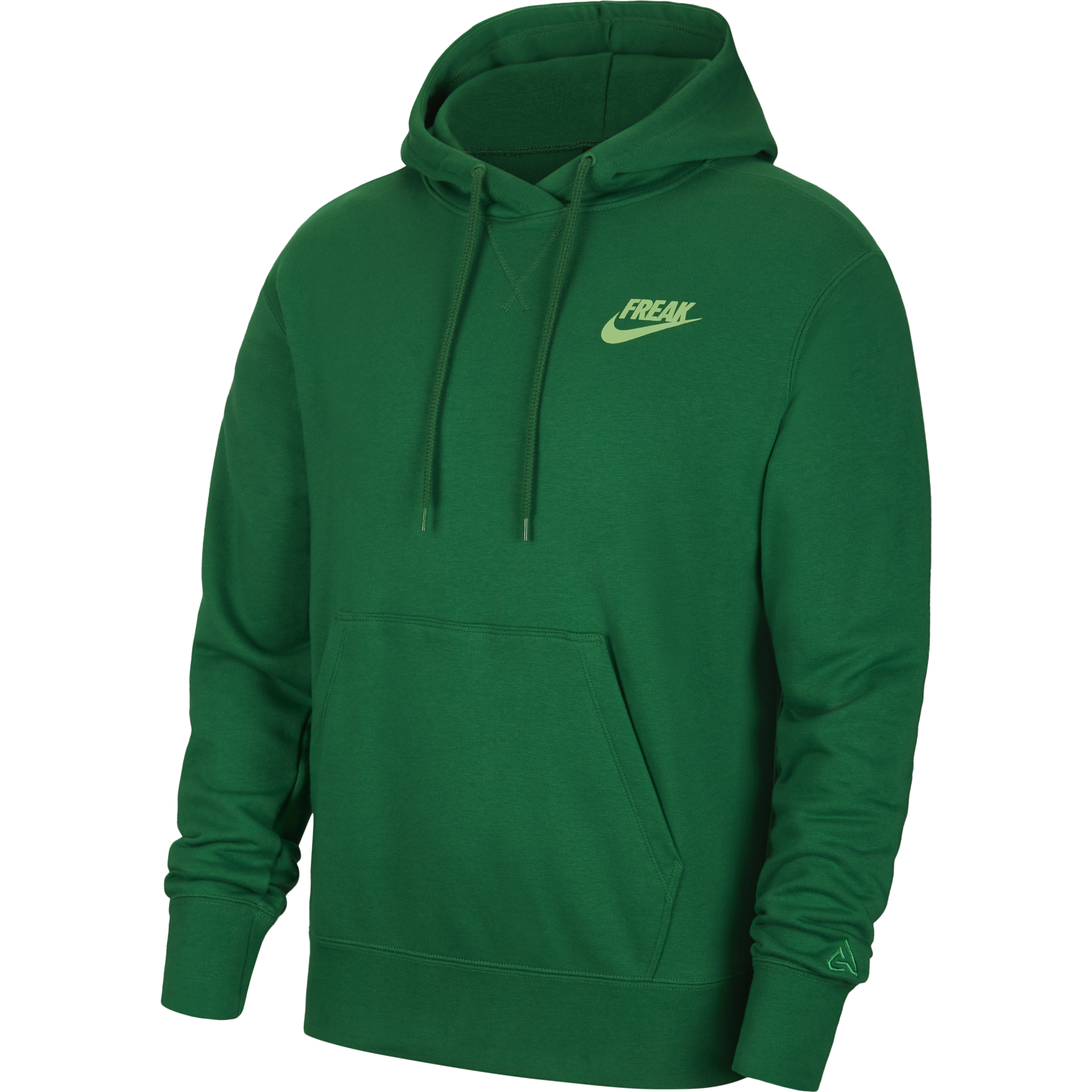 NIKE GIANNIS FREAK PULLOVER HOODIE PINE GREEN