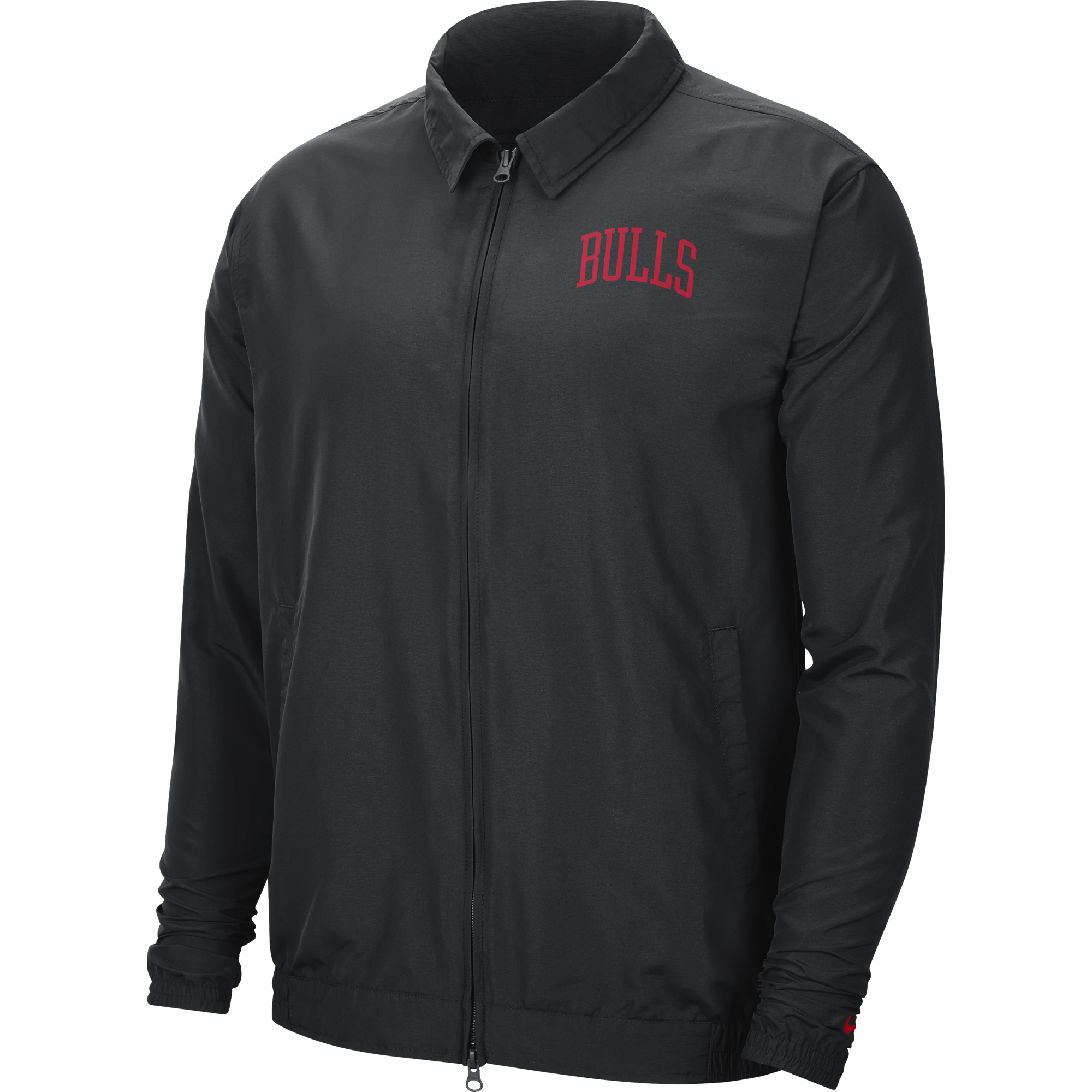 NIKE NBA CHICAGO BULLS ESSENTIAL LIGHTWEIGHT JACKET BLACK