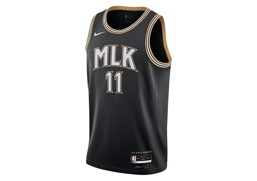 NIKE NBA ATLANTA HAWKS TRAE YOUNG CITY EDITION SWINGMAN JERSEY BLACK voor 92 50 Basketzone