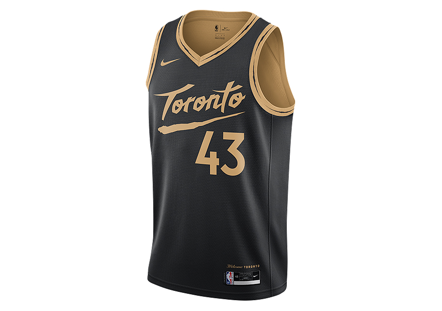 NIKE NBA TORONTO RAPTORS PASCAL SIAKAM CITY EDITION SWINGMAN JERSEY BLACK voor 92 50 Basketzone