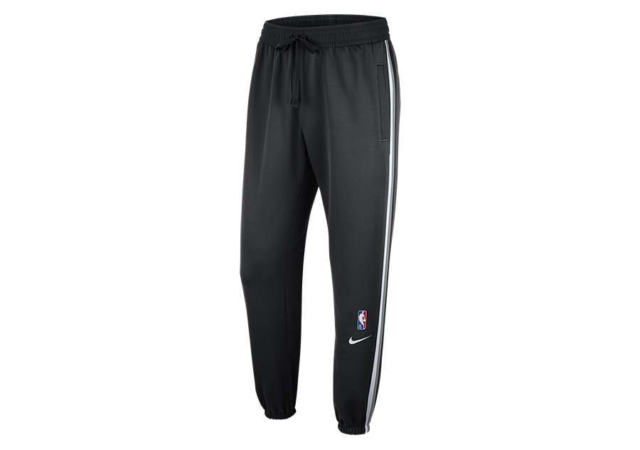 NIKE NBA BROOKLYN NETS DRI-FIT SHOWTIME PANTS BLACK