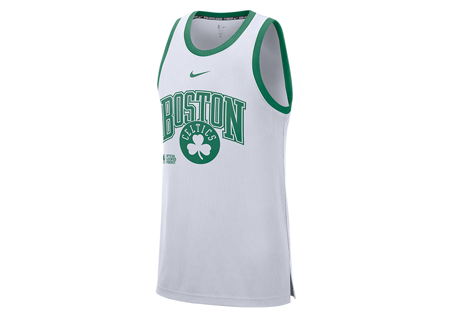 NIKE BOSTON CELTICS TANK DNA COURTSIDE 75 WHITE