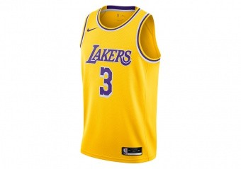 NIKE NBA LOS ANGELES LAKERS ANTHONY DAVIS SWINGMAN JERSEY ICON EDITION 2020 AMARILLO