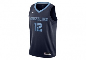 NIKE MEMPHIS GRIZZLIES SWINGMAN JERSEY ICON EDITION 2020 COLLEGE NAVY