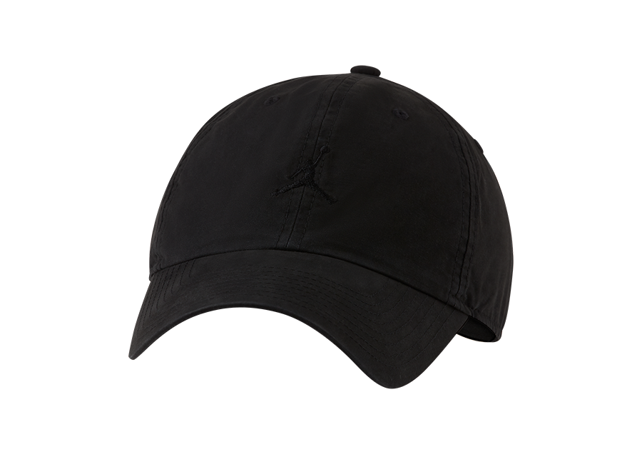 NIKE JORDAN H86 JUMPMAN WASHED CAP BLACK