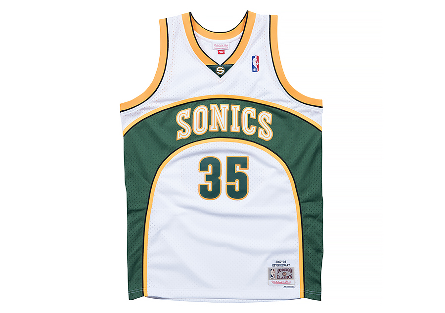 MITCHELL NESS NBA SWINGMAN JERSEY SEATTLE SUPERSONICS KEVIN