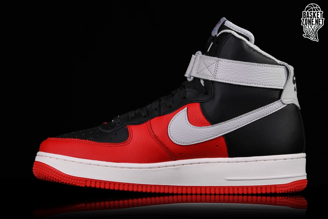 Nike Air Force 1 High '07 LV8 (DC8870-001), Black/Chile Red / 11.5