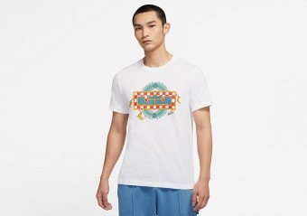 NIKE LEBRON DRI-FIT CROWN TEE WHITE