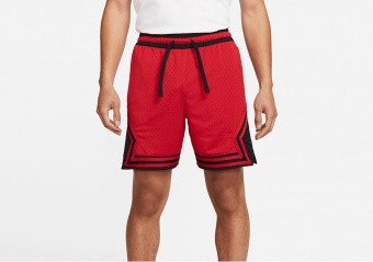 NIKE AIR JORDAN DRI-FIT SPORT DIAMOND SHORTS GYM RED