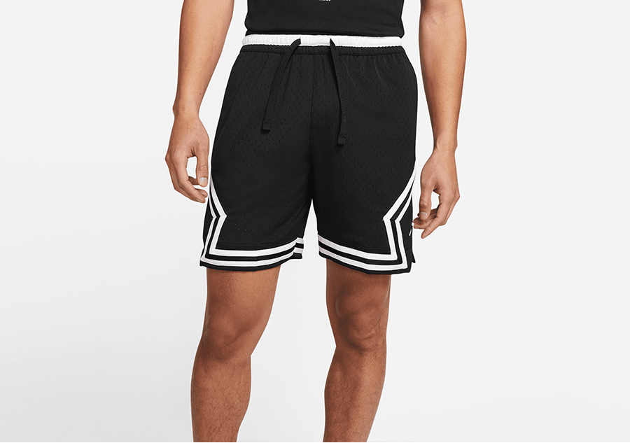 jordan diamond shorts black