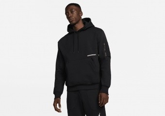 NIKE AIR JORDAN 23 ENGINEERED FLEECE HOODIE BLACK