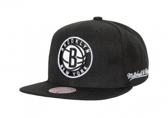 MITCHELL & NESS ENGLISH DROPBACK SNAPBACK NBA BROOKLYN NETS