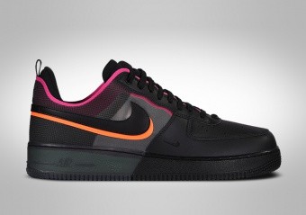 Nike air force 1 '07 black red pull outlet tab