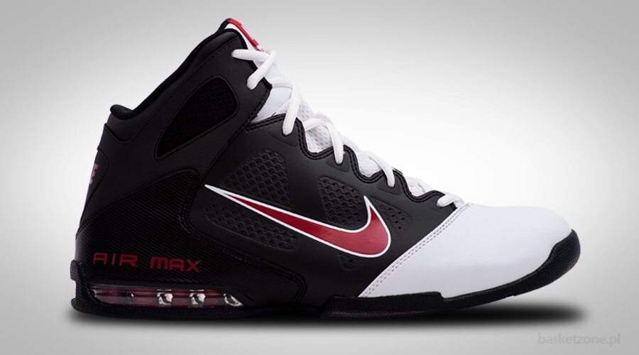 NIKE AIR MAX FULL COURT 2 BLACK UNIVERSITY RED
