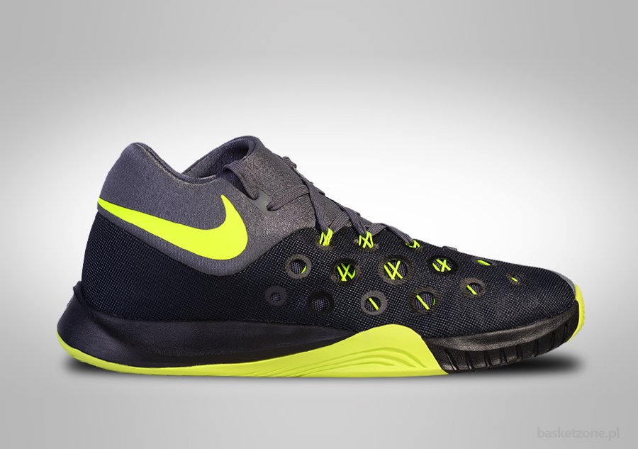 NIKE ZOOM HYPERQUICKNESS BLACK SONIC YELLOW voor 105 00
